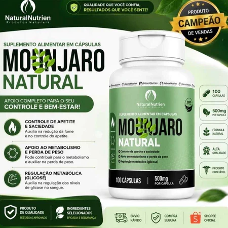 1 frasco Mounjaro Natural