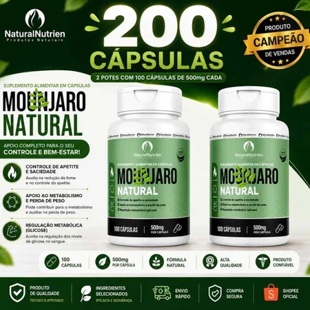 2 frascos Mounjaro Natural